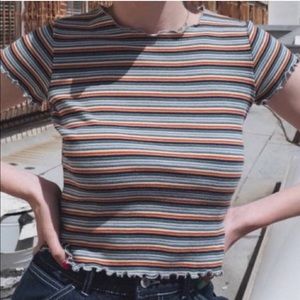 Brandy Melville Wynn Stripe Top